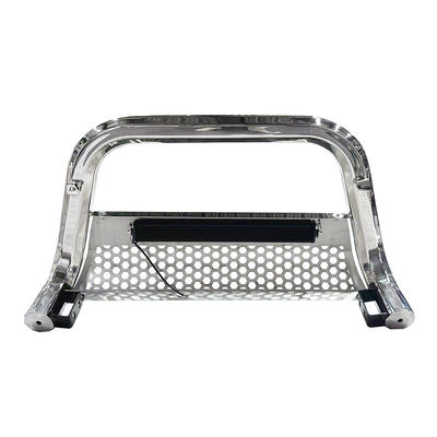 Cản trước bằng thép không gỉ Dongsui 4x4 Auto Part cho xe bán tải, có đèn dải cho Hilux Ranger D-max