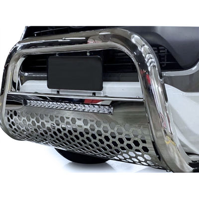 Cản trước bằng thép không gỉ Dongsui 4x4 Auto Part cho xe bán tải, có đèn dải cho Hilux Ranger D-max