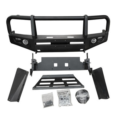 Phụ tùng ô tô 4x4 Off Road Thép đen Phụ kiện xe hơi Cản trước Bull Bar cho Toyota Hiace