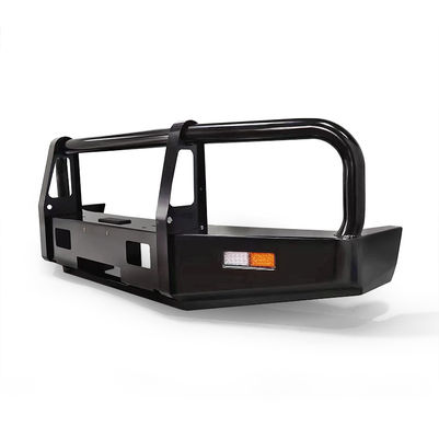 Phụ kiện Off Road 4x4 Cản trước bằng thép đen Bull Bar cho Toyota LC76