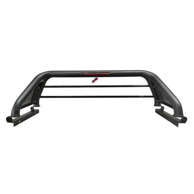Đường ngoài đường tùy chỉnh Black Steel Sport Roll Bar phụ kiện xe với đèn phanh cho Hilux Navara