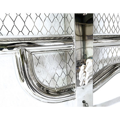 Dongsui Factory Tough kiểu châu Âu Semi Truck Bumper Deer Guard với lưới cho VOLVO SCANIA BENZ MAN