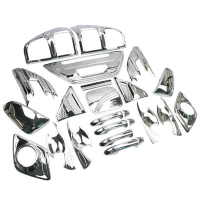 Bộ dụng cụ sinh thái thân thiện với xe hơi bằng nhựa Chrome và màu đen cho Hilux Revo 2015+