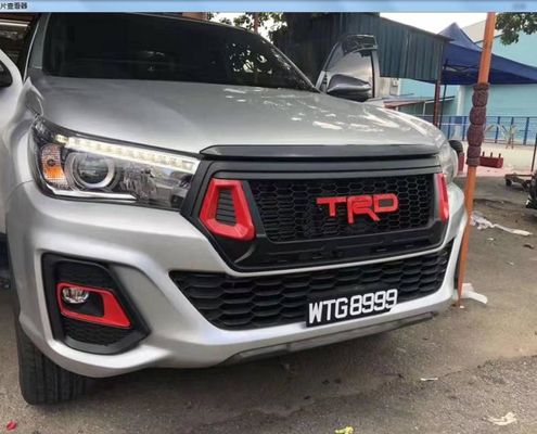 100% bộ body kit ô tô màu đen đã được kiểm nghiệm DO-BP-R04 cho Toyota Hilux Revo