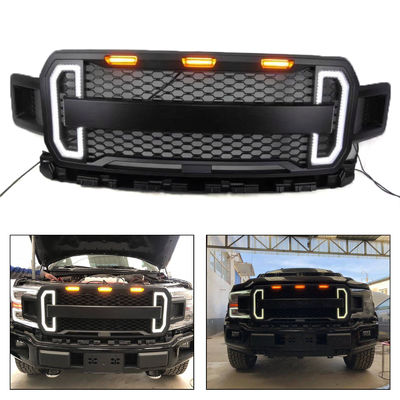 Dongsui Car Front Grill Phụ kiện tự động 4X4 cho Ford F-150 2018 - 2019