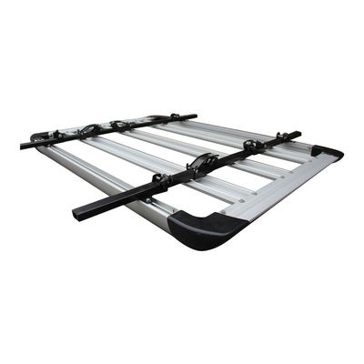 Giá nóc xe ô tô 127 * 96cm 50 * 37 Inch Chất liệu nhôm Đen / Bạc