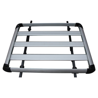 Giá nóc xe ô tô 127 * 96cm 50 * 37 Inch Chất liệu nhôm Đen / Bạc