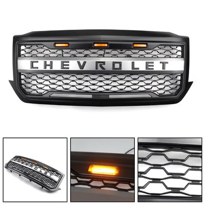 Chevrolet Silevrado Tùy chỉnh vỉ nướng cho xe tải, 4X4 Front Grill hàng đầu