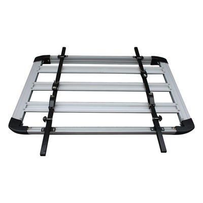 4X4 Nhôm Top Xe chở hành lý Mái nhà Giá đỡ 1 năm Bảo hành Màu bạc
