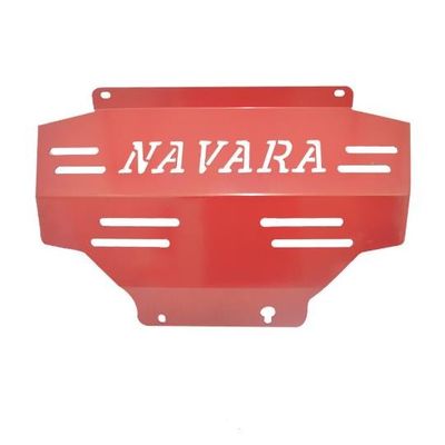 4X4 Thép dưới tấm bảo vệ xe tải trượt cho vỏ bảo vệ động cơ màu đỏ Nissan Navara