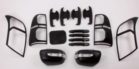 Toyota Hilux Vigo 2005+ 2012+ Bộ phụ kiện xe hơi Chrome 4X4 Phụ kiện 0,02 CBM