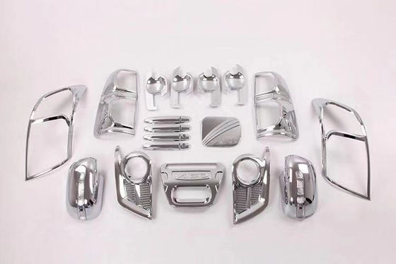 Toyota Hilux Vigo 2005+ 2012+ Bộ phụ kiện xe hơi Chrome 4X4 Phụ kiện 0,02 CBM