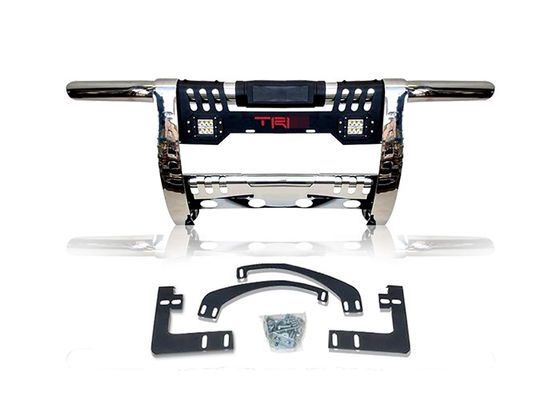 Đèn LED bảo vệ lưới tản nhiệt với tấm trượt xe bán tải Bull Bar