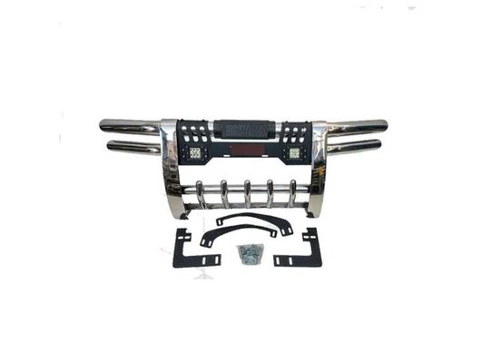 Đèn LED bảo vệ lưới tản nhiệt với tấm trượt xe bán tải Bull Bar