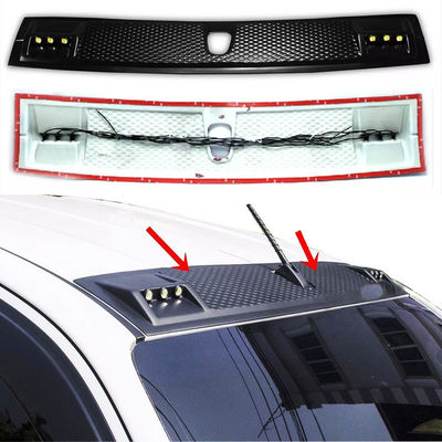 Hilux Revo SR5 2015 Tấm lướt gió phía trước trên mái che LED trang trí màu đen