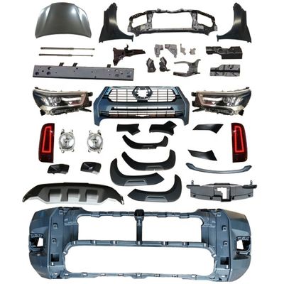 Bộ thân xe ô tô cản trước phía sau cho Toyota Hilux Vigo 05-14 Nâng cấp đến năm 2021 Rocco