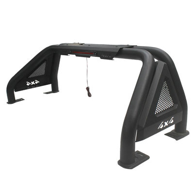 Sơn tĩnh điện Toyota Hilux Roll Bar Bề mặt thép mờ với đèn LED phanh