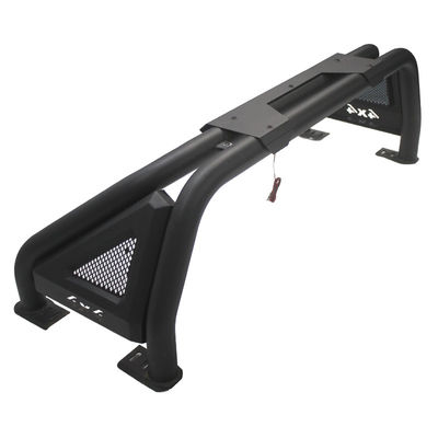 Sơn tĩnh điện Toyota Hilux Roll Bar Bề mặt thép mờ với đèn LED phanh
