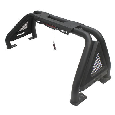 Sơn tĩnh điện Toyota Hilux Roll Bar Bề mặt thép mờ với đèn LED phanh