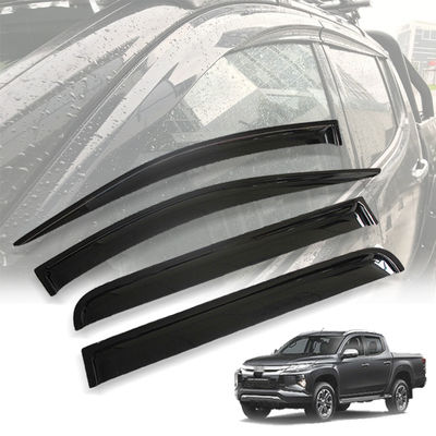 Xe tải nhựa 4x4 Tấm trượt Xe ô tô màu đen Mưa nắng Cửa sổ kính che cửa sổ