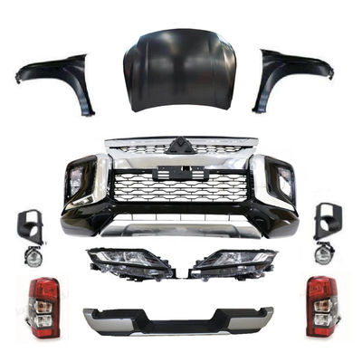 Tùy chỉnh Pick up Xe ô tô Cản trước Bộ cơ sở hữu cơ cho Mitsubishi Triton 2012-2019 Nâng cấp đến 2020