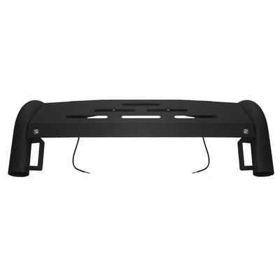 4x4 Auto Part Pickup Steel Power Coating Front Bumper Nudge Bar With Square Lights For Toyota Hilux NP300 D-max