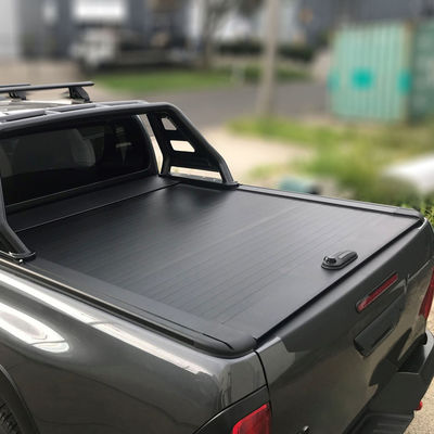 Nắp giường bằng nhôm Tonneau Nắp giường cứng có thể thu vào