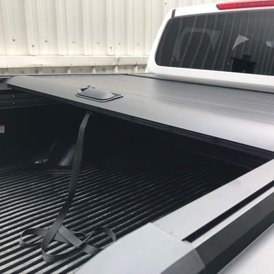 Nắp giường bằng nhôm Tonneau Nắp giường cứng có thể thu vào