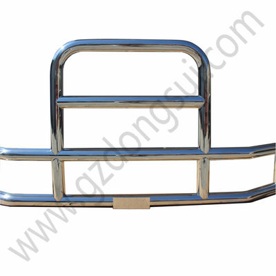 Classic Style 304 Stainless Steel Semi Truck Deer Guard For Kenworth International Prostar Freightliner Cascadia Vnl